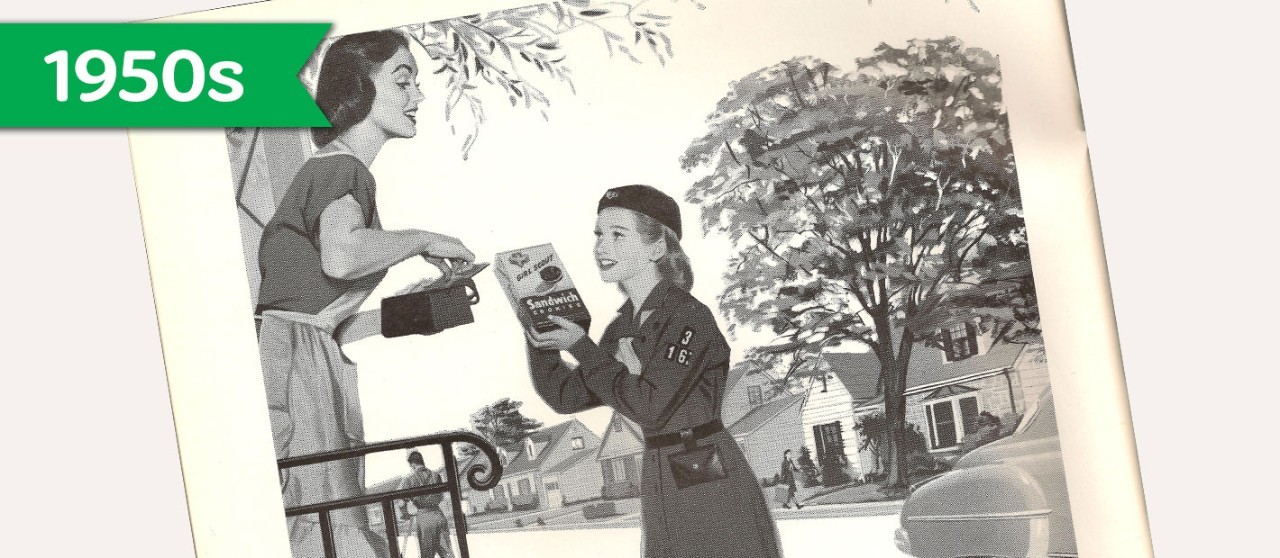 Girl Scout Cookie History - 1950s Girl Scout Cookie History - 1950s