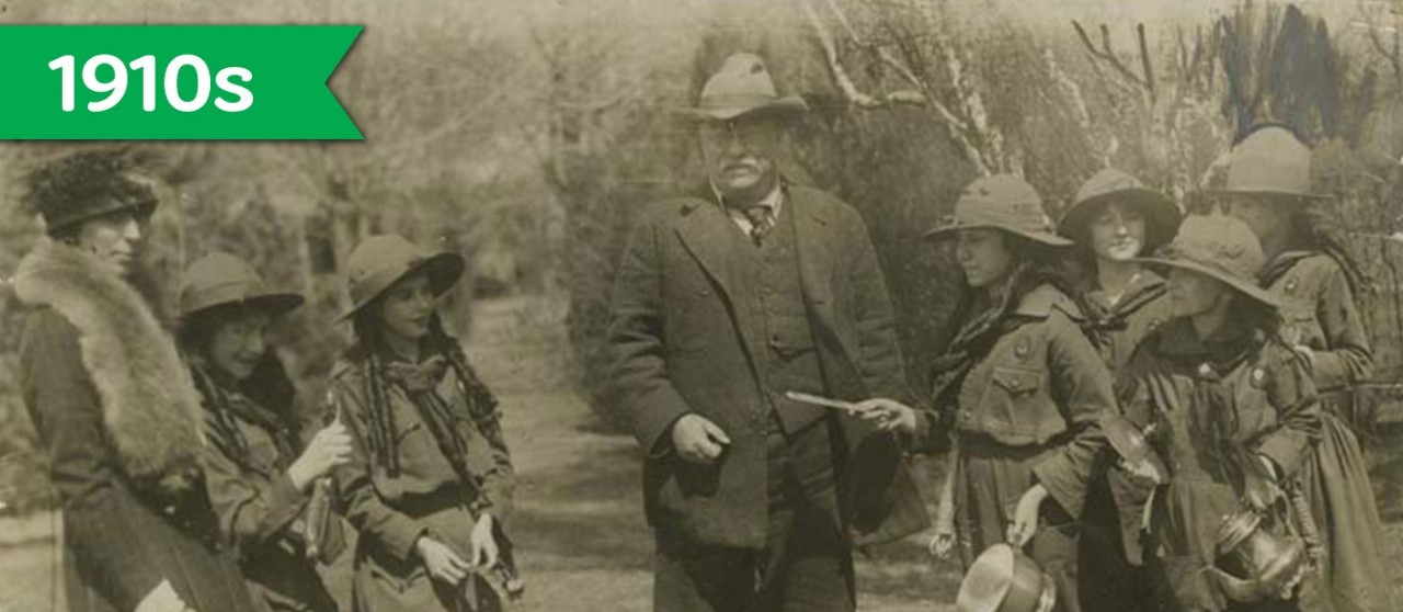 Girl Scouts in the 1910s Girl Scouts in the 1910s