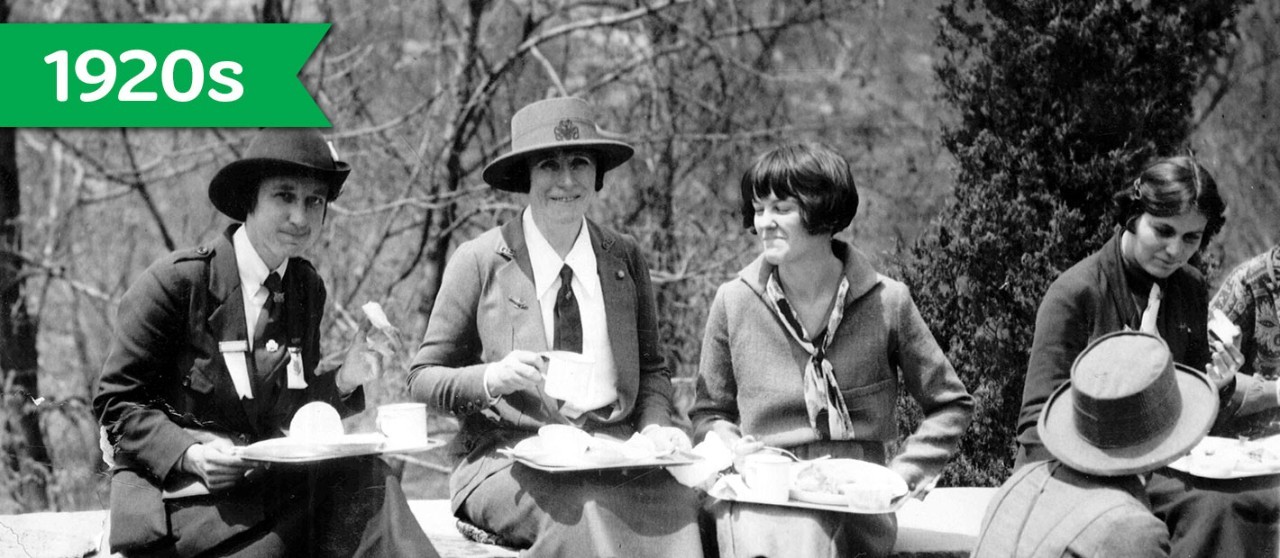 Girl Scouts in the 1920s Girl Scouts in the 1920s