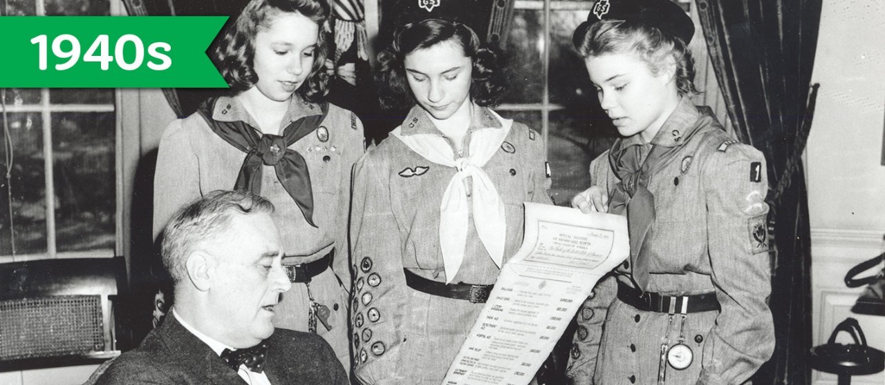 Girl Scouts in the 1940s Girl Scouts in the 1940s