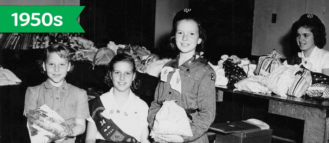 Girl Scouts in the 1950s Girl Scouts in the 1950s