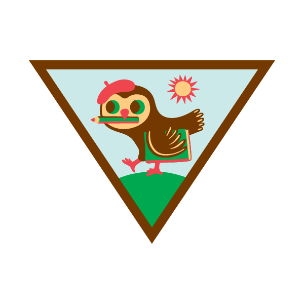 Brownie Outdoor Art Badge