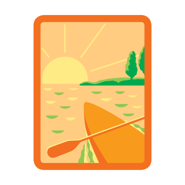 Senior outdoor Paddling badge