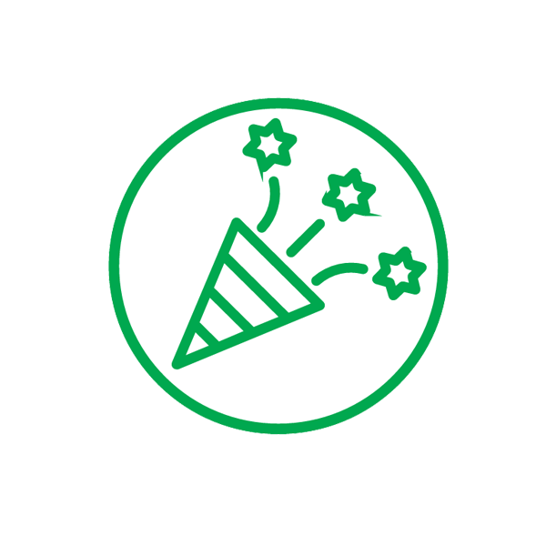 Celebration Confetti Icon